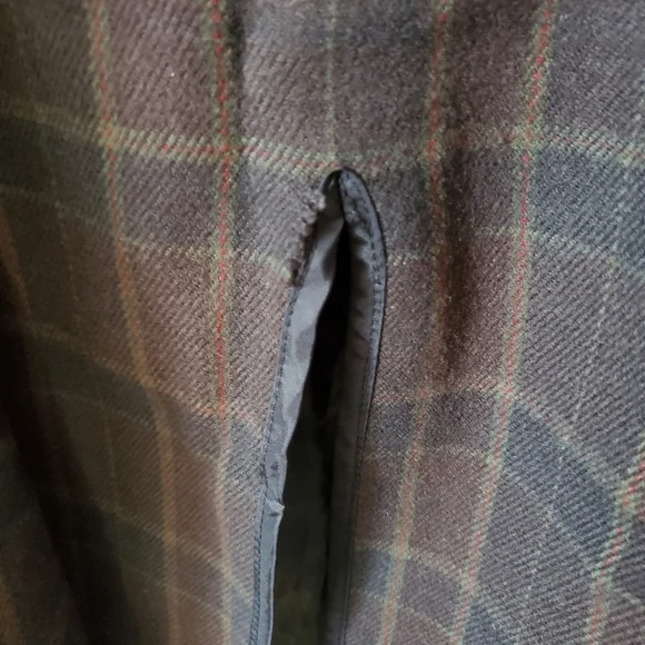 Zara Short Cotton Trench Car Coat Jacket Chocolate Brown Men's Size XL - Picture 14 of 14